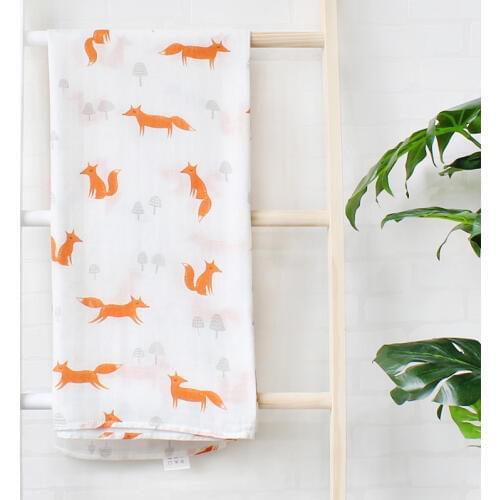Super Soft Swaddle for Newborn Muslin Diapers Cotton Bamboo Baby Blanket Children Multifunction Products Kids Bedding Wrap Photo