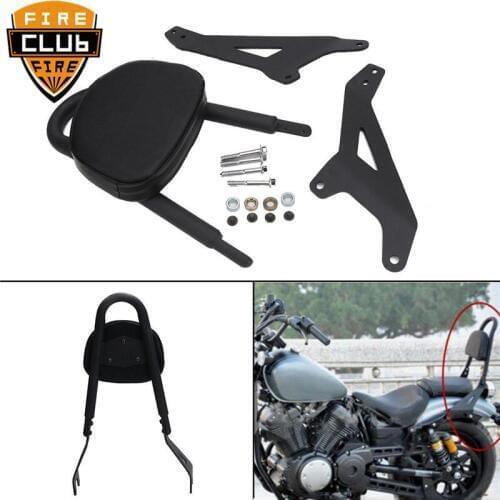 For Yamaha Star Bolt XVS950 2014-17 16 15 Motorcycle Black Rear Passenger Backrest Sissy Bar Luggage Rack