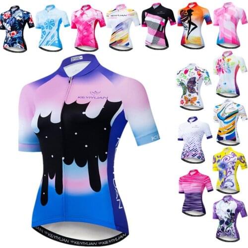Weimostar Womens Cycling Jersey Short Sleeve Pro Bike Clothing Summer Bicycle Clothes Racing Sport Cycling Shirt Cycle Wear