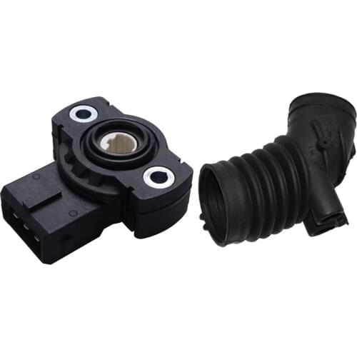 1X Throttle Position Sensor Tps For Bmw 3 5 7 8 Series E30 E36 & 1Pcs Air Filter Intake Pipe For BMW E36 316I