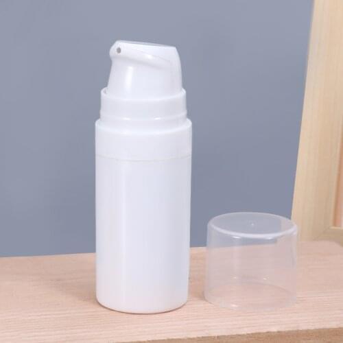 10Pcs Airless Pump Vacuum Toiletries Container 5ml 10ml 15ml Empty Plastic Cosmetic Bottle mini Travel Bottles