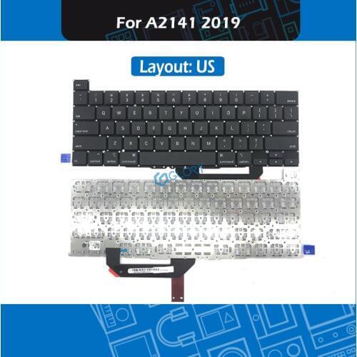 16 inch Laptop US Layout A2141 Keyboard for Macbook Pro Retina Novermber 2019 Keyboard Replacement EMC 3347