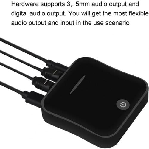 2-in-1 Multifunctional Optical Fiber Bluetooth 5.0 Adapter Receiver Transmitter