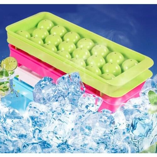 20 Holes DIY Round Ball Mould Maker Sphere Ice Cube Ball Mold Tray Round Chocolate Jelly Ice Cube Tray Mold Bar Drinkware Tools