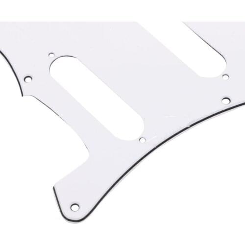 White Tortoise Shell Pickguard 3 Ply Scratch Plates for fender New