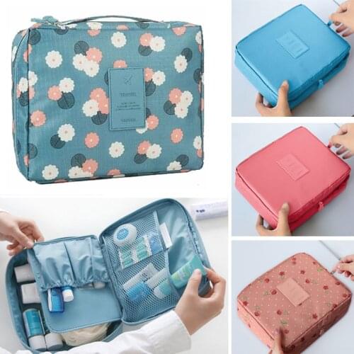 Multi-function Travel Cosmetic Bag Organizer Outdoor Travel Storage Makeup Bag Women Portable Waterproof Wash Bag Toilet Bags