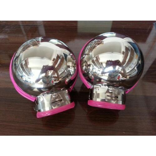 Stainless steel handcuffs hand ankle bondage cuffs ball wrist restraints bdsm fetish balls restraint sex toys for adult games