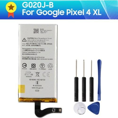Genuine Replacement Battery G020J-B For Google Pixel 4 XL Pixel4 XL 3700mAh 14.24wh 3.85V