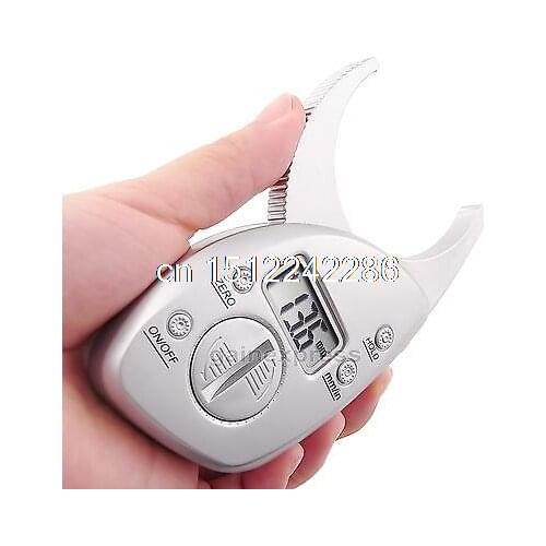 Plicometro Grasso Corpo Massa Magra Misura Adipe Pliche 50mm 2inch LCD