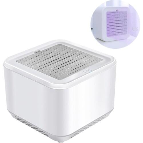 Portable Air Purifier for Home UV Sterilizer with True HEPA Filter Desktop USB Air Cleaner Lonizer Freshener for Cigarette Smoke