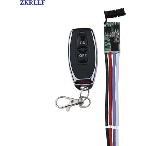 433mhz DC 3.6V 5V 9V 12V 24V 1CH Mini Relay Wireless RF Remote Control Switch LED Lamp Controller Micro Receiver Transmitter DIY