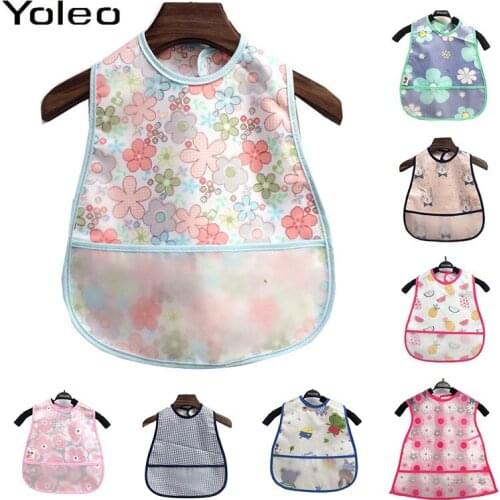 Adjustable Baby Bibs EVA Waterproof Feeding Bibs Baby Cartoon Lunch Dinner Cloth Baby Bib Children babador Bandana baby stuff