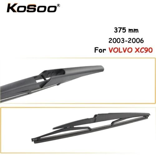 KOSOO Auto Rear Car Wiper Blade For VOLVO XC90,375 mm 2003-2006 Rear Window Windshield Wiper Blades Arm,Car Accessories Styling