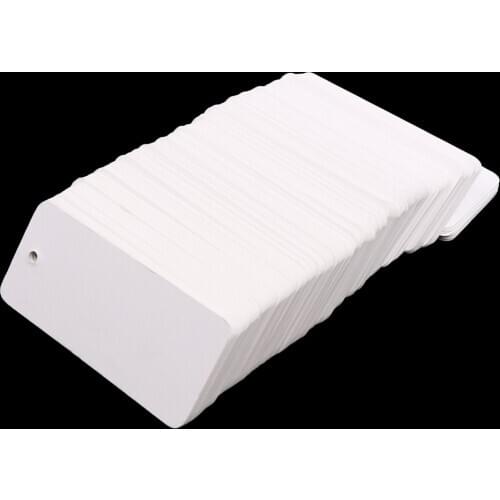 Pack of 200 Blank Clothing Tag Gift Label Card for Business and Domestic