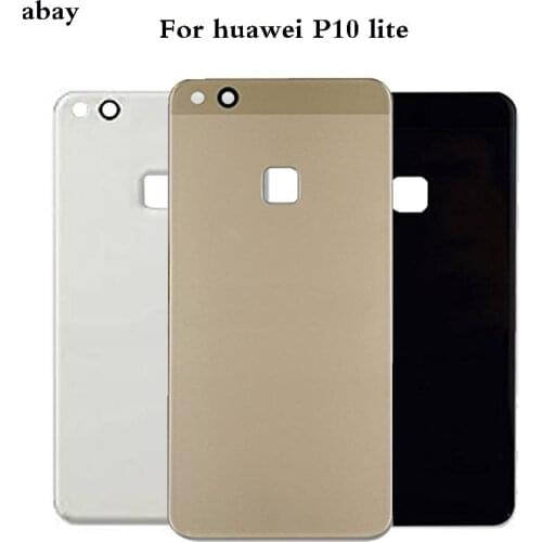 Back Cover for Huawei P10 Lite Battery Cover Housing Door Repair Glass with adhesive tape for Huawei P10 Lite