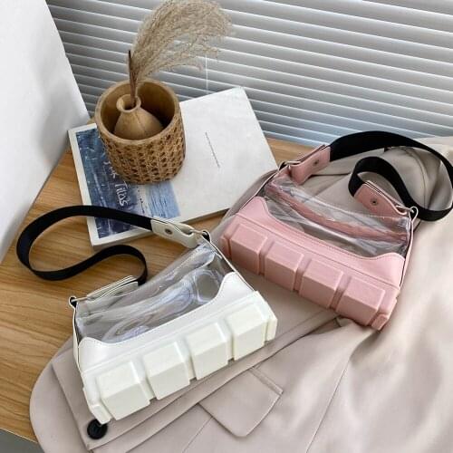 Womens Bag Fashion Design Women Transparent Shoes Shape Shoulder Underarm Bag Ladies Casual Shopping Daily Small Purse Handbags