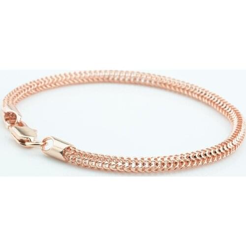 1 pcs New Mens Womens Rose Gold Color Bracelet Fashion Hollow Bracelet Jewelry