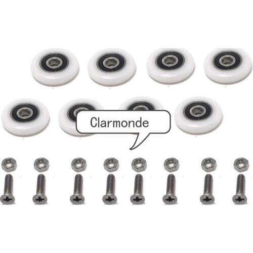 2/4/8pcsGlass sliding shower room bathroom door roller /bearing roller