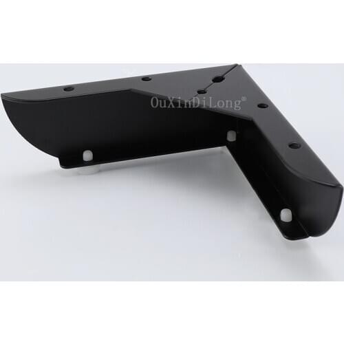 4PCS Black Color Metal Furniture Legs Square Cabinet Wood Table Legs for Sofa Feet Foot Bed Riser Furniture Accessories GF168