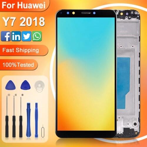 Catteny Promotion Y7 Pro 2018 Screen For Huawei Y7 2018 Lcd With Touch Digitizer Y7 Prime 2018 Assembly For Honor 7C Display
