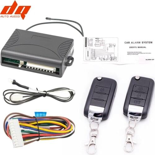High Quality 10P Car Burglar Alarm Auto Remote Control Central Locking Door Kit Keyless Entry System for Universal with Car Key