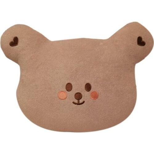 Car Armrest Tissue Box Washable Seat Back Napkin Paper Holder Plush Animals Bear Headrest Pillow Ornament Multi-use Accessories