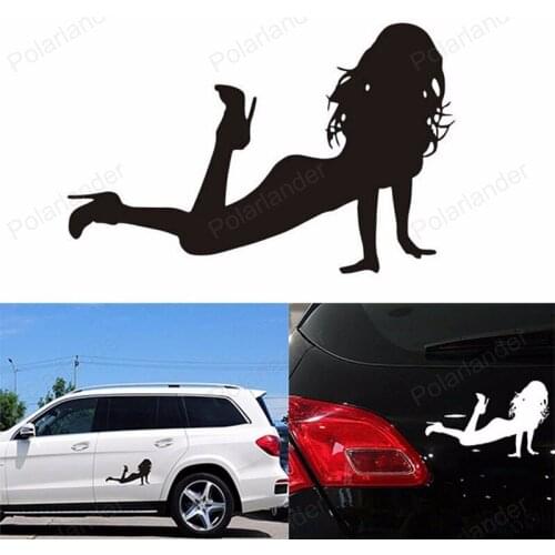 Big sale Reflective warning decals car styling Decoration 1pcs sexy girls car sticker feet beauty car sticker