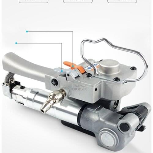 The sensitivity of pneumatic packing machine hand buckle free PET strap PP automatic strapping machine packing belt hot melt A19