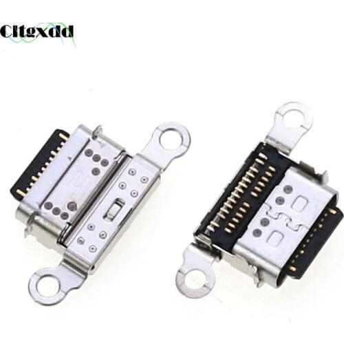 Cltgxdd 1PCS Micro USB Type-C Connector For ZTE Nubia Red Magic 5G 5S NX659J Phone 24Pin Type C Charging Port Fast Charging