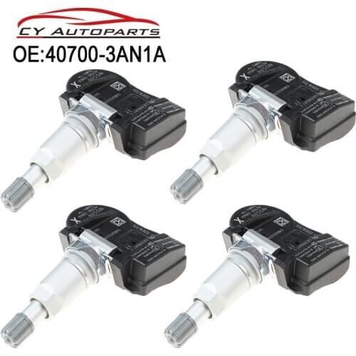 4PCS New TPMS Tire Pressure Sensor For Nissan Juke Cube Versa Leaf Sentra 40700-3AN1A 407003AN1A 315MHZ