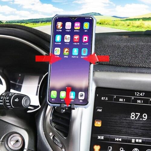 For Ford Focus 2019-2021 Car Accessories Rotational Smartphone Holder Air Vent Sucker Bracket Stand
