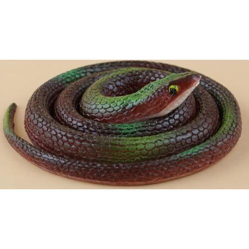 Halloween Horror Scary Snake Decoration Lifelike Rubber Snake Realistic Reptile Animal Figure Funny Prank Joke Toy Prop gift