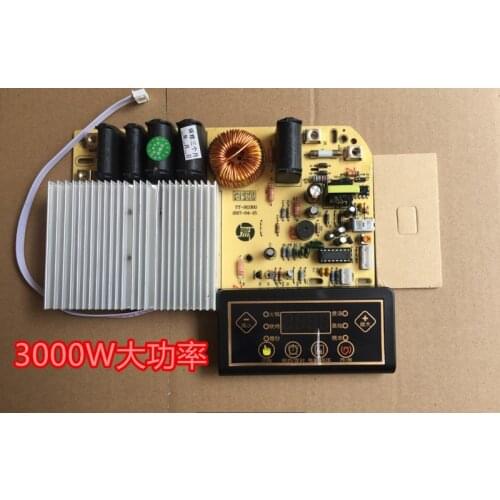 Induction cooker button board universal board circuit board high power maintenance board 3000W with display board