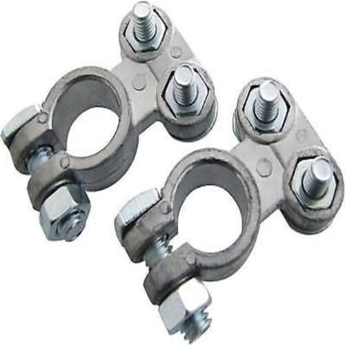 2pc 12V Leisure Battery Terminals Connectors Clamps Car Van Caravan Motorhome