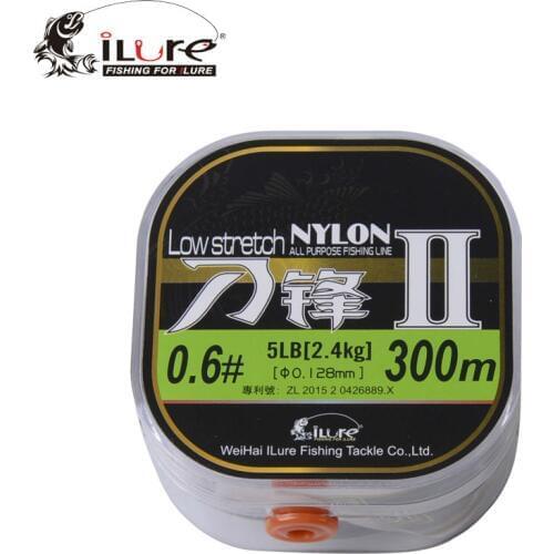 Ilure 100% nylon fishing line 300 m /260m Far Forte monofilament fishing line for fishing Monofilament Linha 8-25lb carp