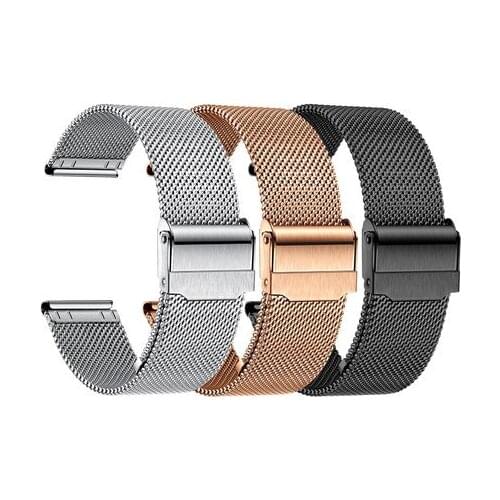 20mm/22mm Metal band For Amazfit GTS/2e/2/GTS2 Mini/GTR 42mm/47mm/GTR2/2e/stratos 2/3 Sport Watch Bracelet Amazfit bip strap