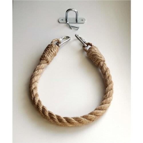 MyGift Urban Rustic Wall-Mounted Torched Wood & Rope Towel Rings