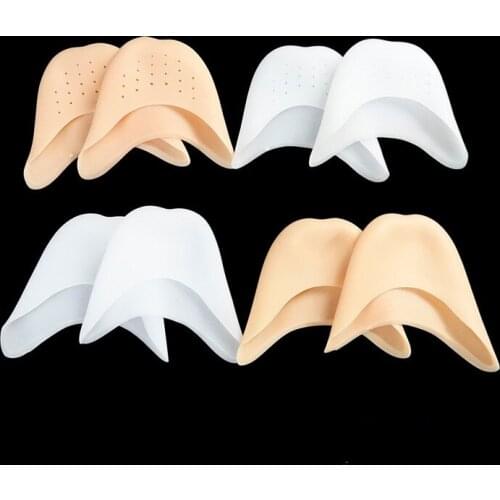 2pcs Silicone Gel Toe Pads Ballet Hallux Shoes Pads Foot Care Bunion Free Protector Cushion Pads Inserts
