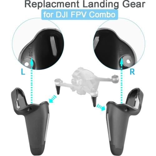 Replacment Landing Gear for DJI FPV Combo Drone Left/Right Front Arm Maintenance Tripod Stand Leg for DJI FPV Repair Accessories