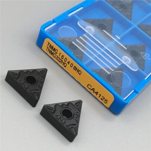 TNMG160408 HQ CA4125 Carbide Inserts CNC lathe tool TNMG 160408 apply to steel processing insert MTJNR/ WTJNR Turning Tool