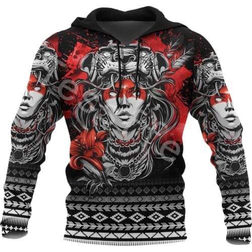 Tessffel Amazing Aztec Warrior 3D Printed Men/Women Sweatshirt Harajuku Zipper Hoodie Casual Unisex Jacket Pullover Style-A3