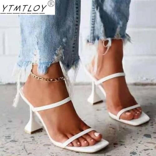 New Flat Outdoor Slippers Sandals Tied Bandwidth Roman Sandals Low Wedge Womens Shoes Low Heels Sandals Zapatos De Mujer