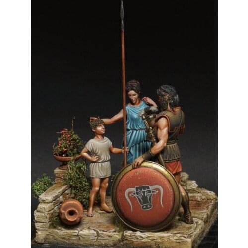 1:32 Resin Figure Model Kit Unassambled Unpainted //G436(3 FIGURES WITH BASE)