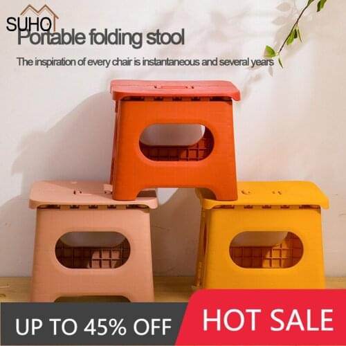2021 Fashion Train Mazar folding stool portable plastic kindergarten chair outdoor adult home gift small bench Childrens Stools