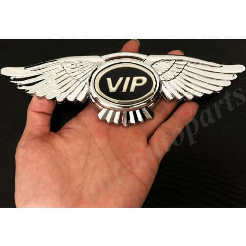 3D Metal Luxury VIP Logo Wings Car Bonnet Hood Emblem Badge Decal Sticker JDM