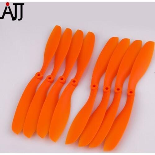 4Pairs Rctimer 8045 Propeller 8x4.5'' Counter Rotating Propellers Props Orange 4*8045-O Pro For FPV Multi-Rotor QuadCopter
