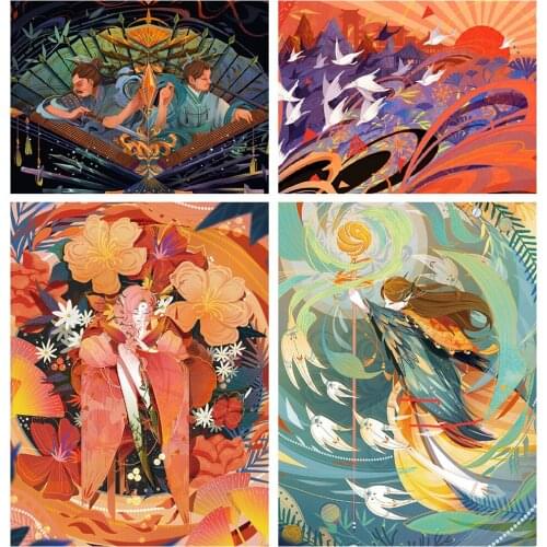 5D Diamond Painting Three-dimensional Traditional Hand-painted Diamond Embroidery Kit Home Handmade Decoration Can Be Customized