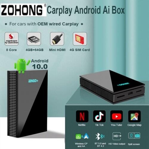 4+32G Android 9 Car Radio Carplay Box For Ford kuga Expedition Explorer Edge Mustang F-150 GPS Car Multimedia Player Navigation