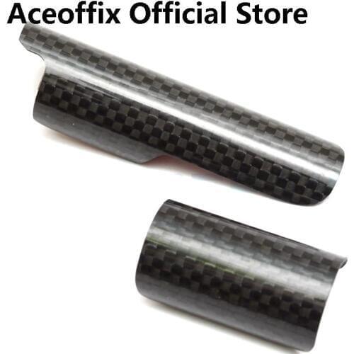 Aceoffix Folding bicycle carbon fiber chain protector for brompton rear fork protection sticker