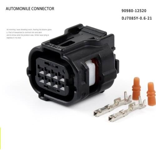 10 Set 8 Pin 12520 12519 6189-1240 6188-0779 Auto Reversing Radar Plug Fuel Injector Socket Automotive Connector For Toyota